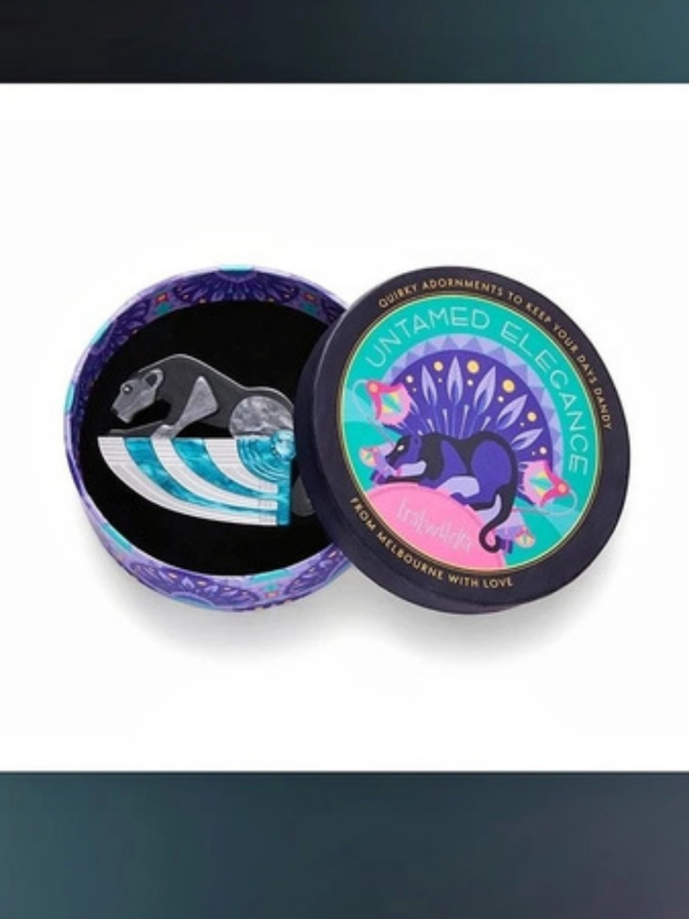 The Panther's Embrace Brooch Erstwilder